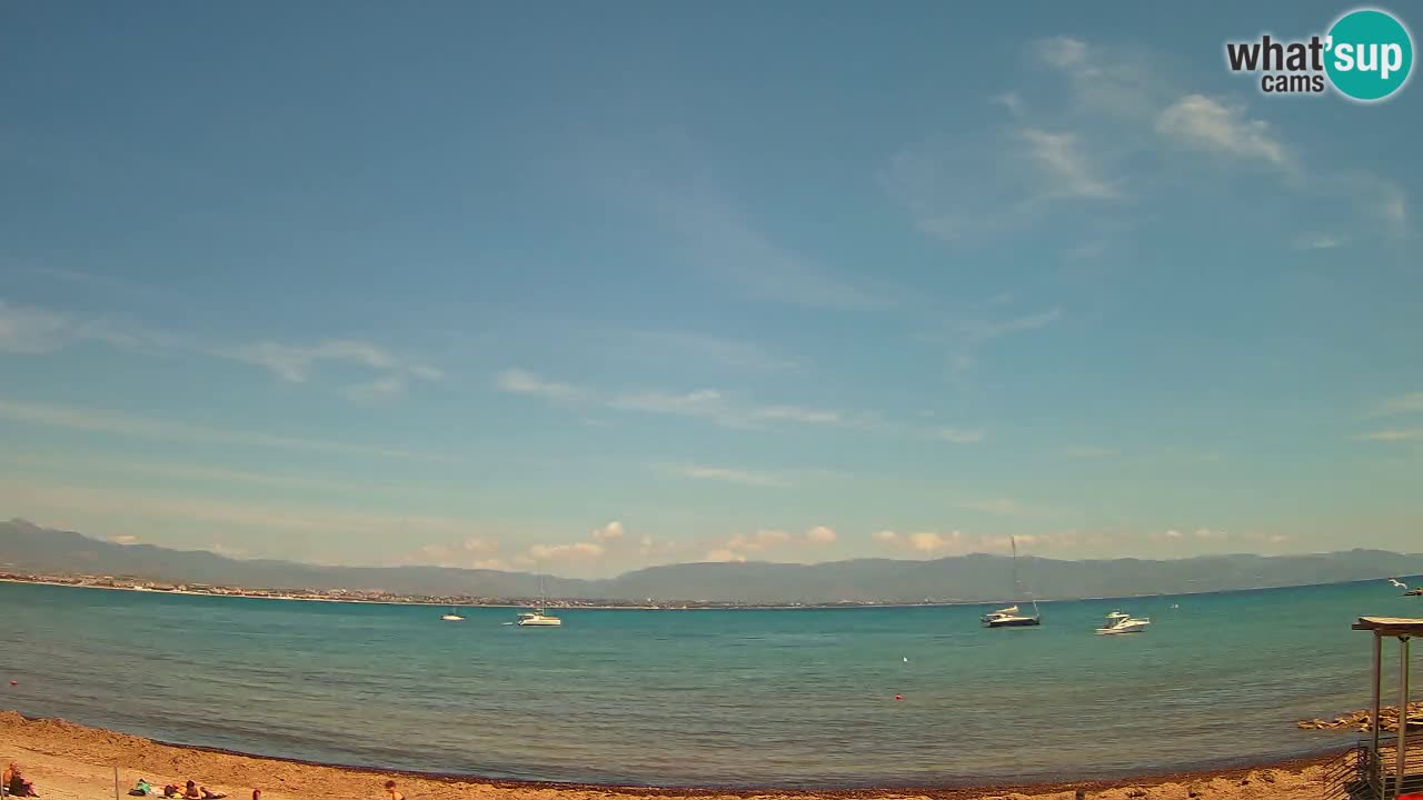 Webcam Cagliari Windsurf Club – Spiaggia del Poetto in diretta