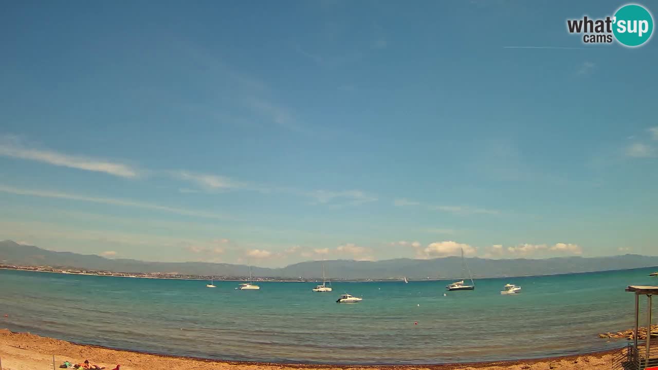 Webcam Cagliari Windsurf Club – Spiaggia del Poetto in diretta