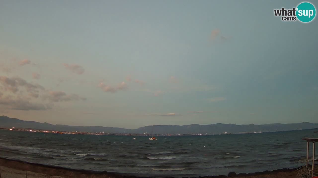 Webcam Cagliari Windsurf Club – Liveblick vom Poetto Strand
