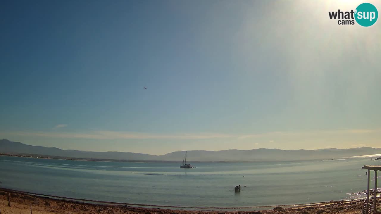 Webcam Cagliari Windsurf Club – Playa del Poetto en directo