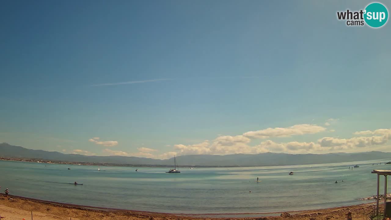 Webcam Cagliari Windsurf Club – Spiaggia del Poetto in diretta
