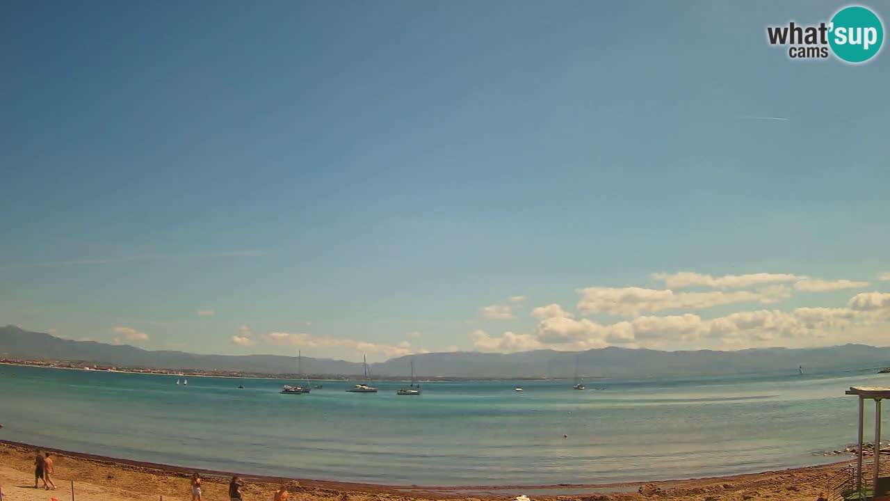 Webcam Cagliari Windsurf Club – Playa del Poetto en directo