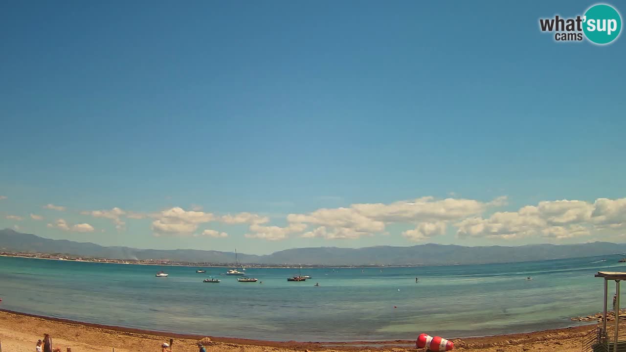 Webcam Cagliari Windsurf Club – Liveblick vom Poetto Strand