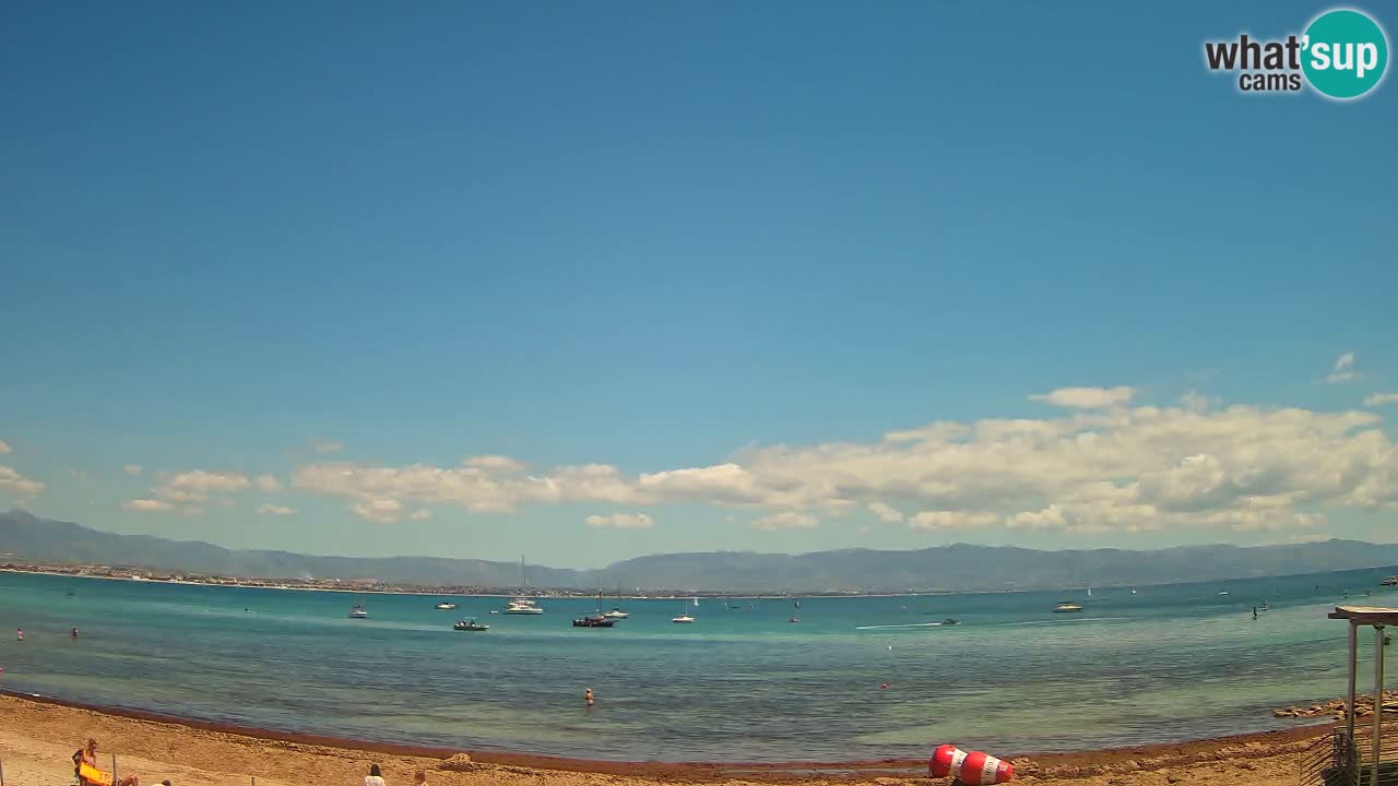 Webcam Cagliari Windsurf Club – Liveblick vom Poetto Strand