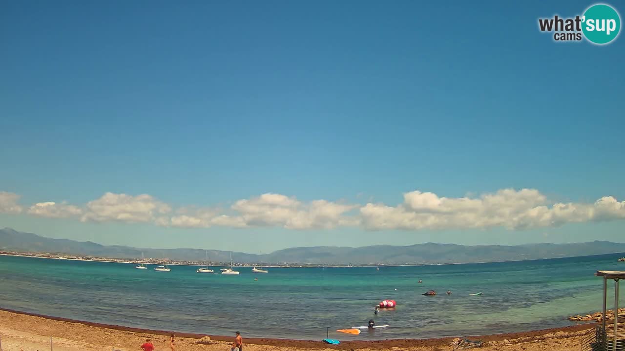 Webcam Cagliari Windsurf Club – Spiaggia del Poetto in diretta