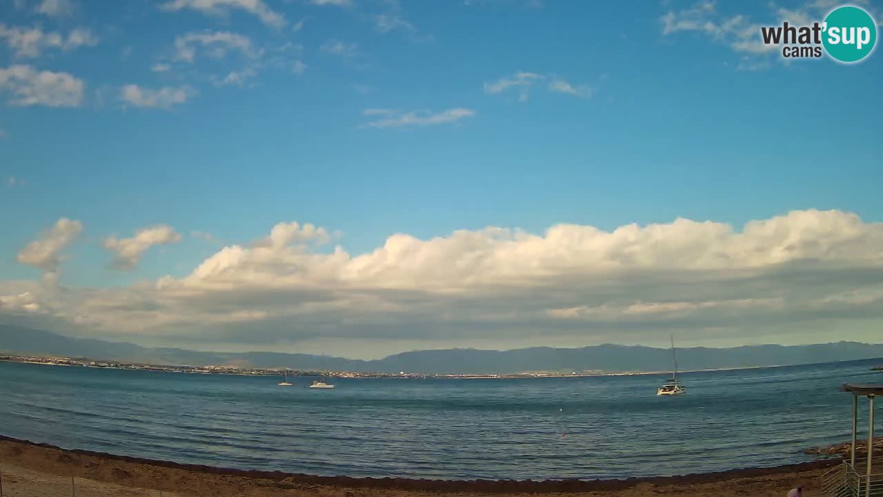 Web kamera Cagliari Windsurf Club – Poetto plaža uživo
