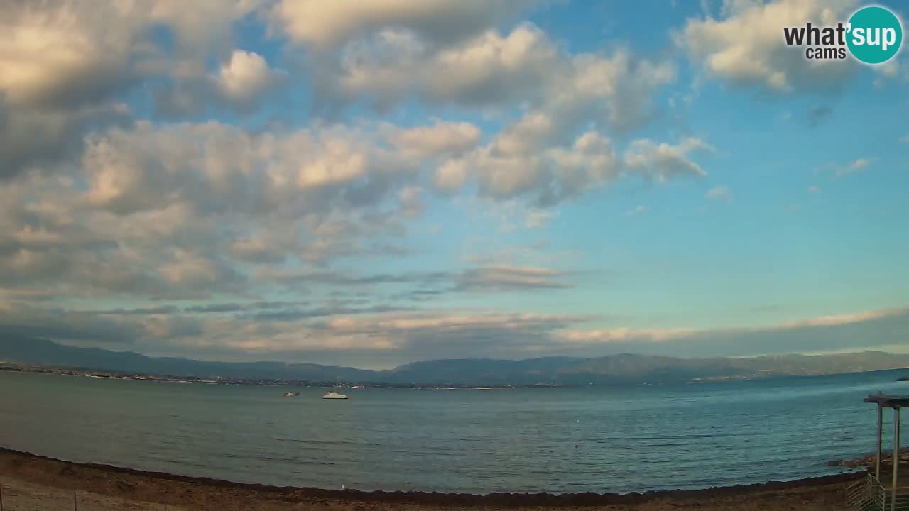 Webcam Cagliari Windsurf Club – Playa del Poetto en directo