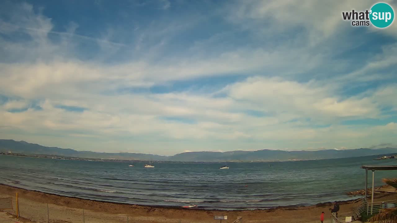 Webcam Cagliari Windsurf Club – Plage du Poetto en direct
