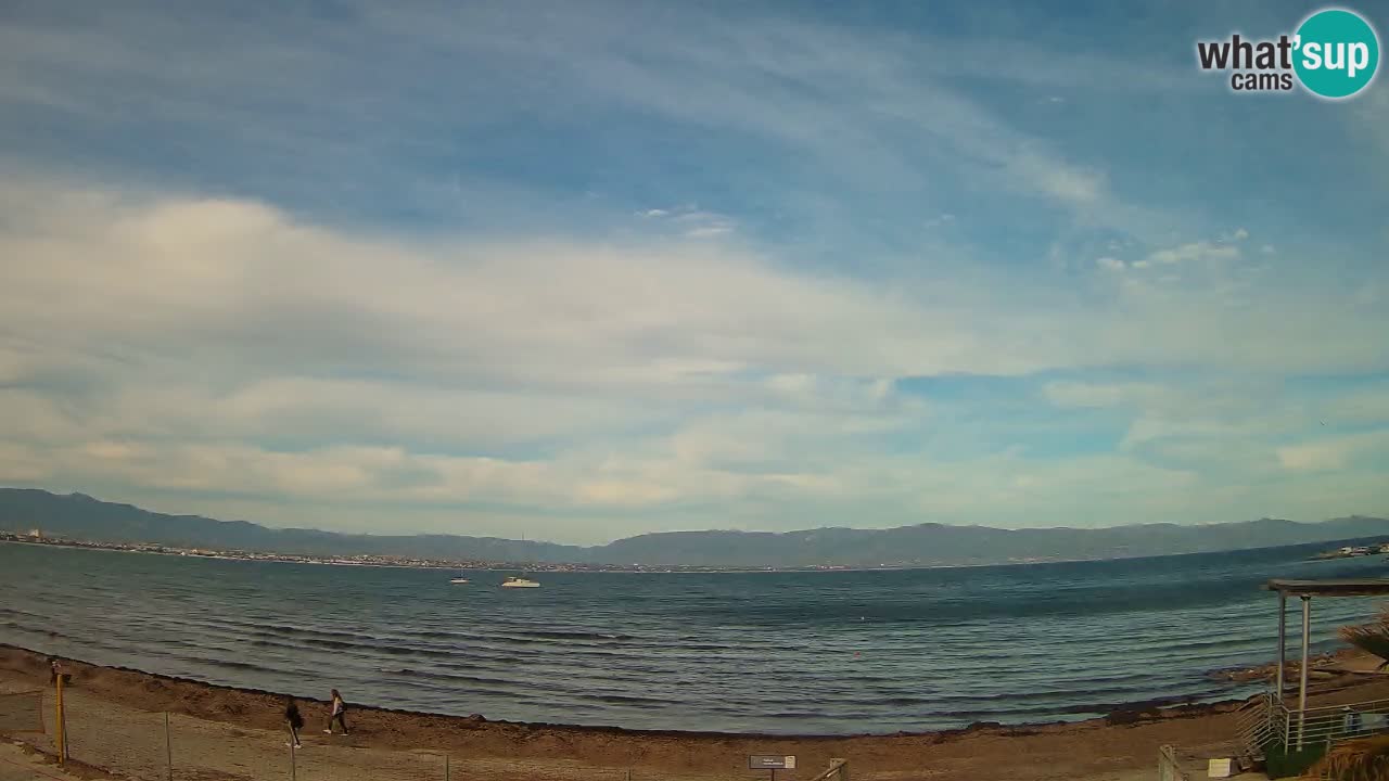 Webcam Cagliari Windsurf Club – Liveblick vom Poetto Strand
