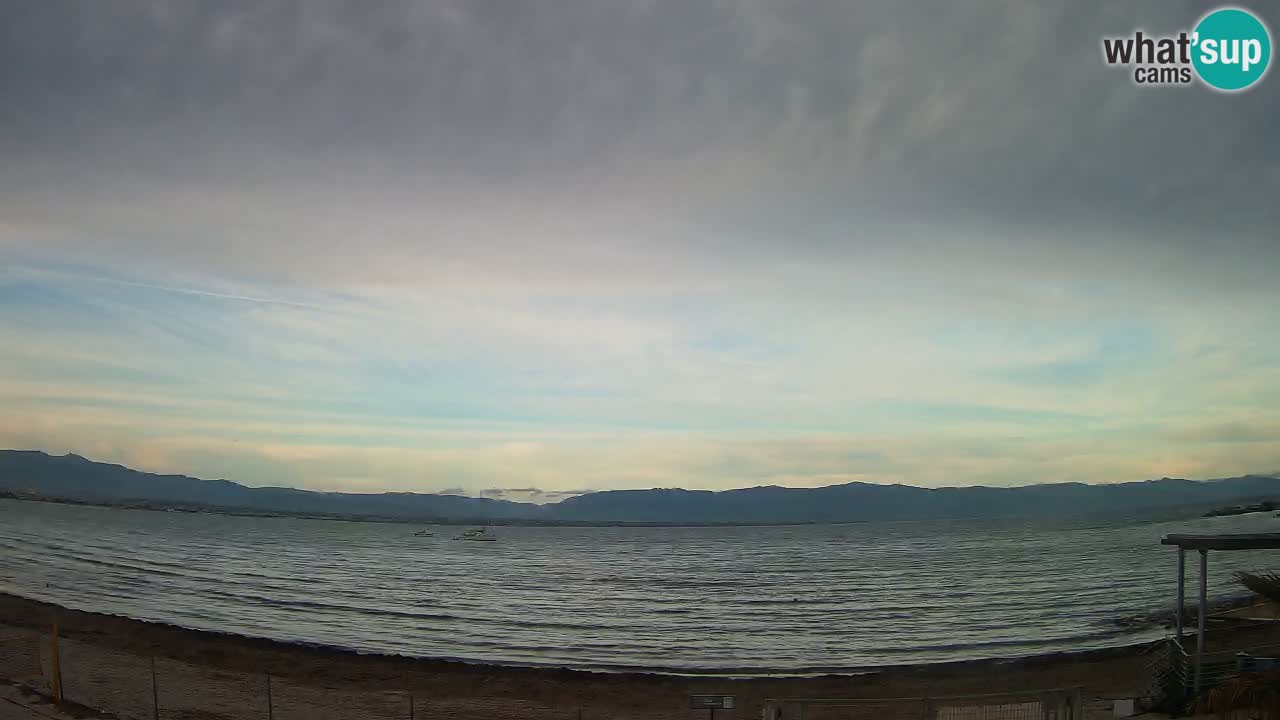 Web kamera Cagliari Windsurf Club – Poetto plaža uživo