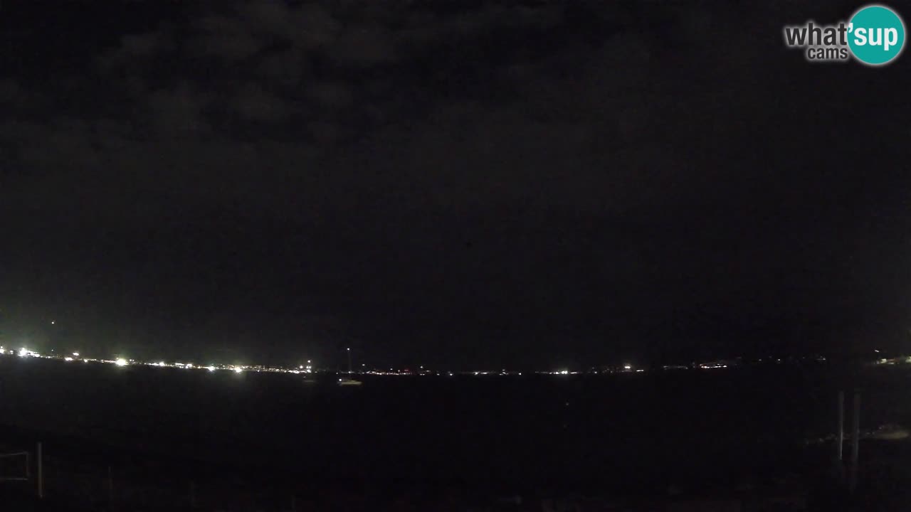 Webcam Cagliari Windsurf Club – Playa del Poetto en directo