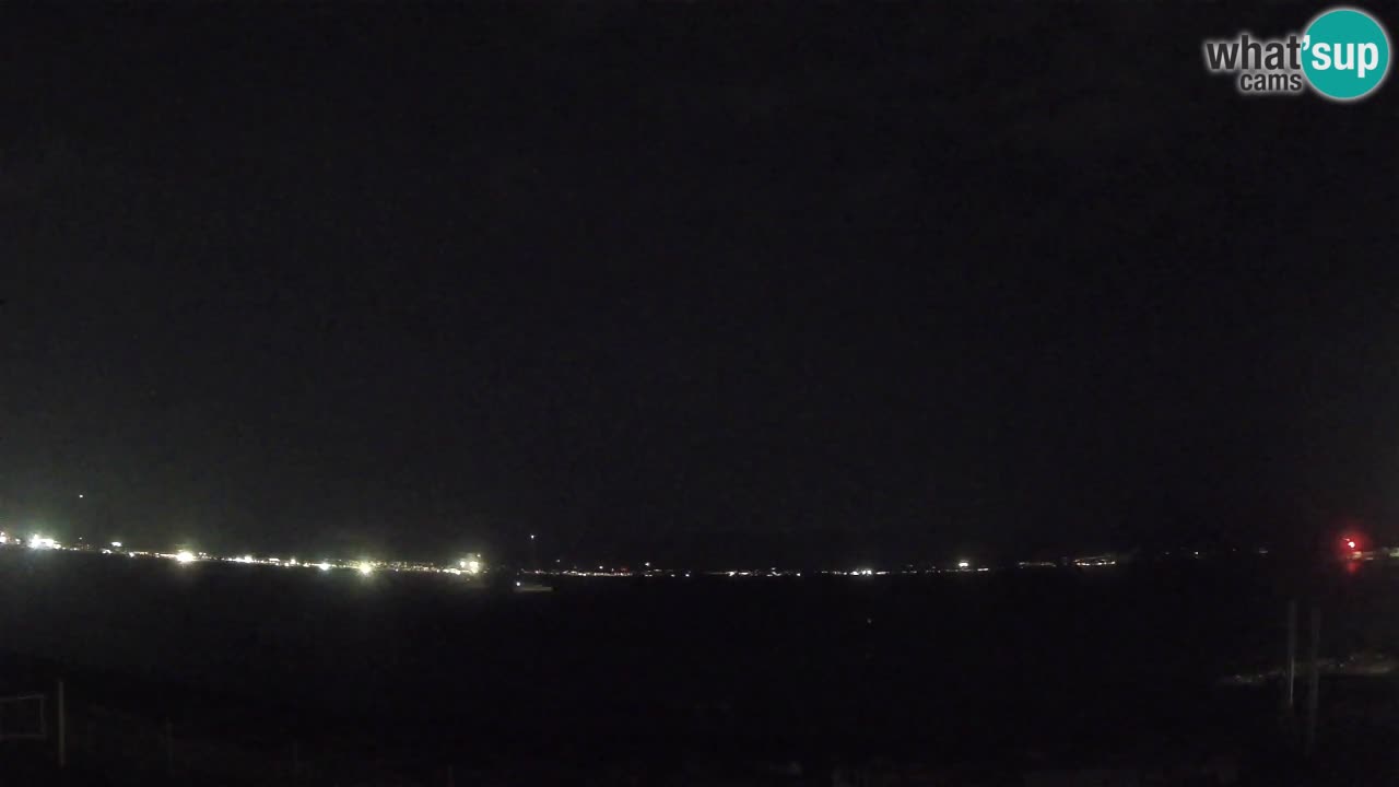 Webcam Cagliari Windsurf Club – Playa del Poetto en directo