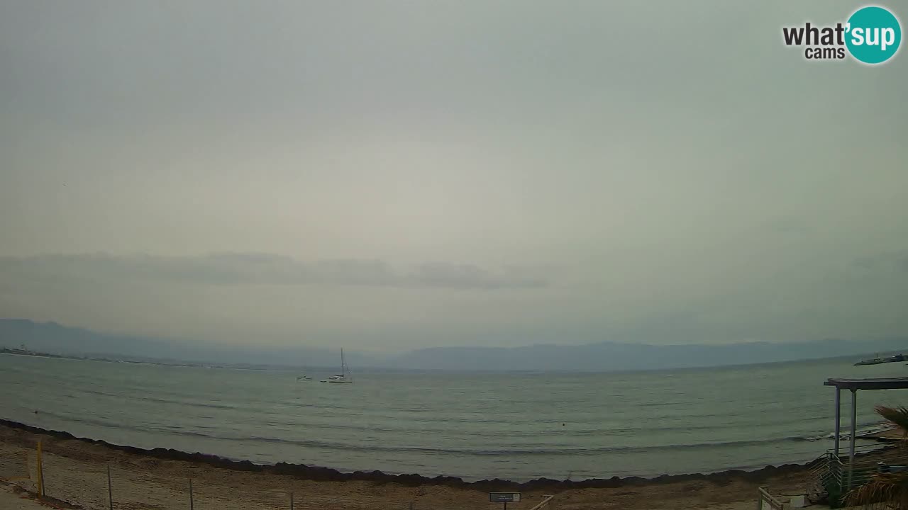 Webcam Cagliari Windsurf Club – Spiaggia del Poetto in diretta