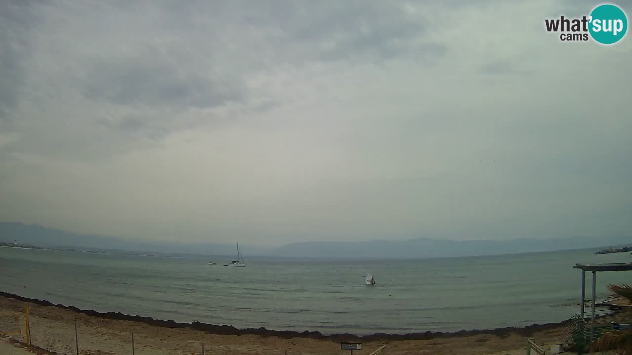 Webcam Cagliari Windsurf Club – Plage du Poetto en direct