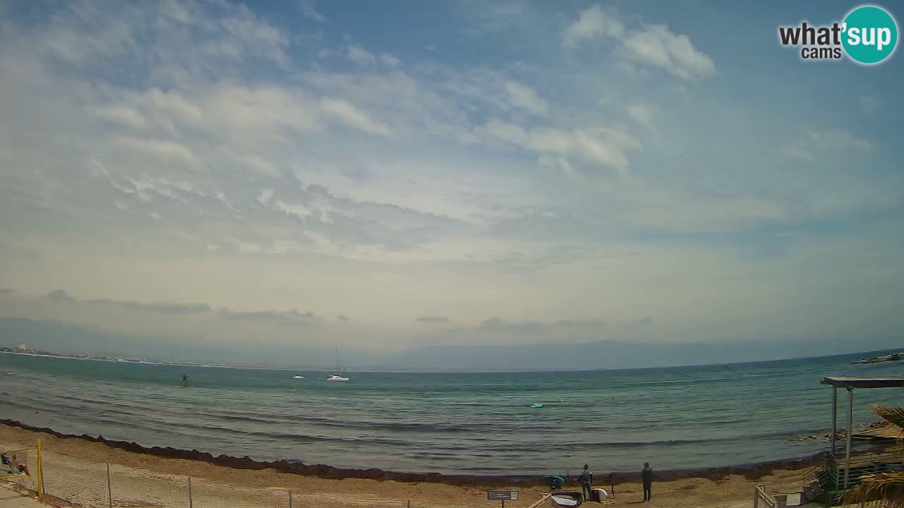 Webcam Cagliari Windsurf Club – Spiaggia del Poetto in diretta