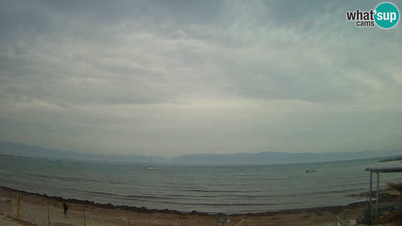 Web kamera Cagliari Windsurf Club – Poetto plaža uživo