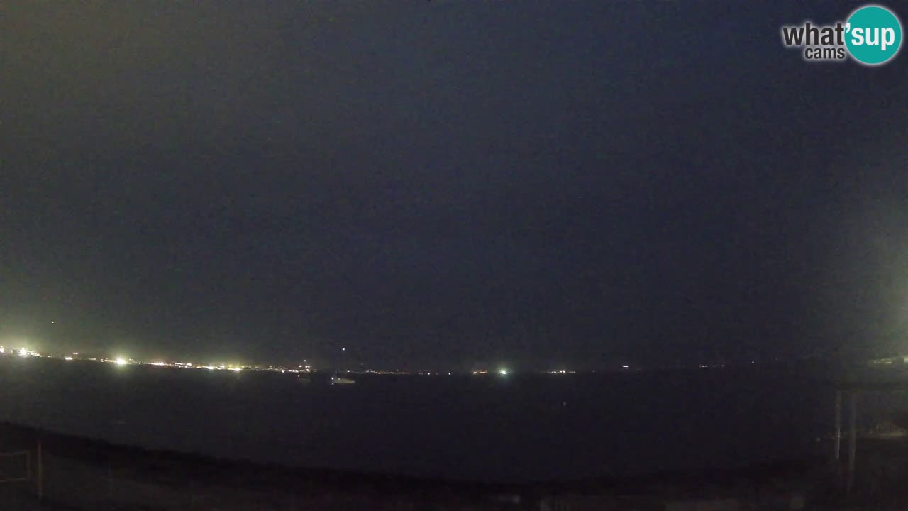 Spletna kamera Cagliari Windsurf Club – Pogled v živo s plaže Poetto