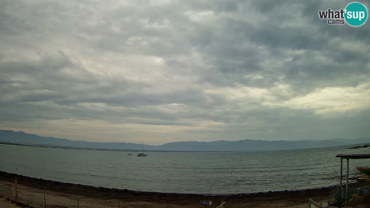 Webcam Cagliari Windsurf Club – Plage du Poetto en direct