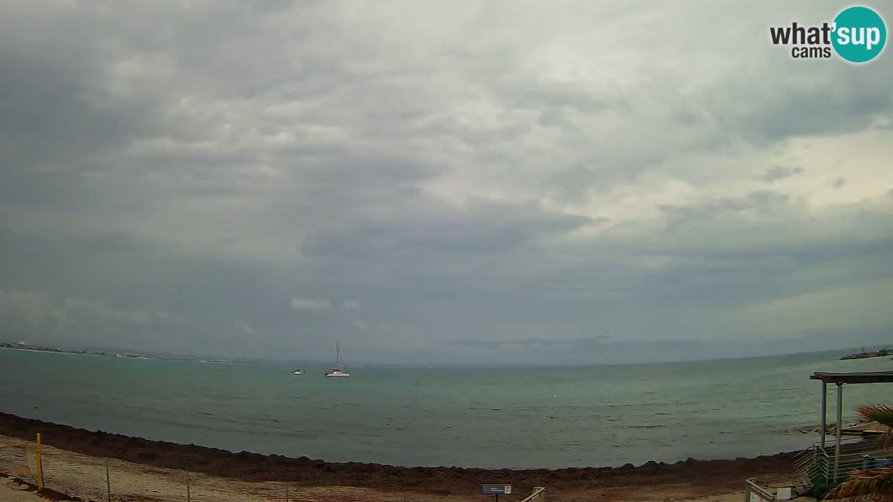 Webcam Cagliari Windsurf Club – Playa del Poetto en directo