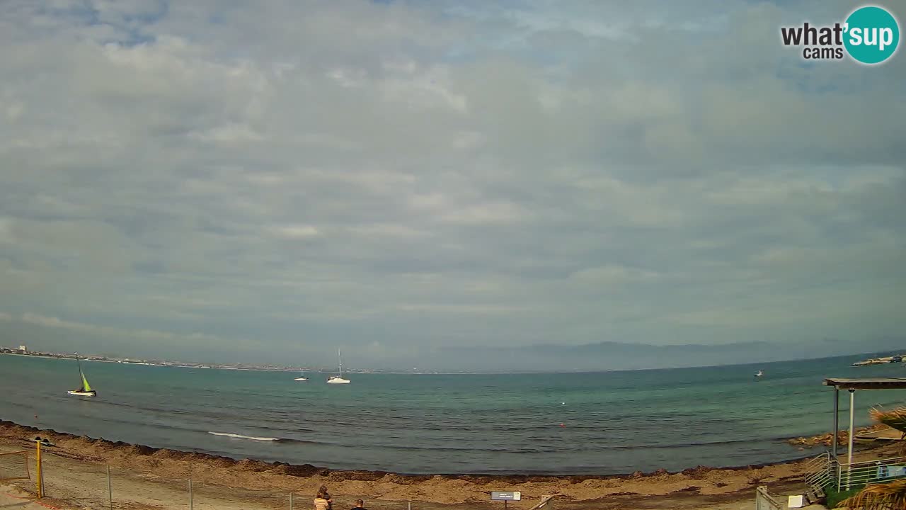 Webcam Cagliari Windsurf Club – Liveblick vom Poetto Strand