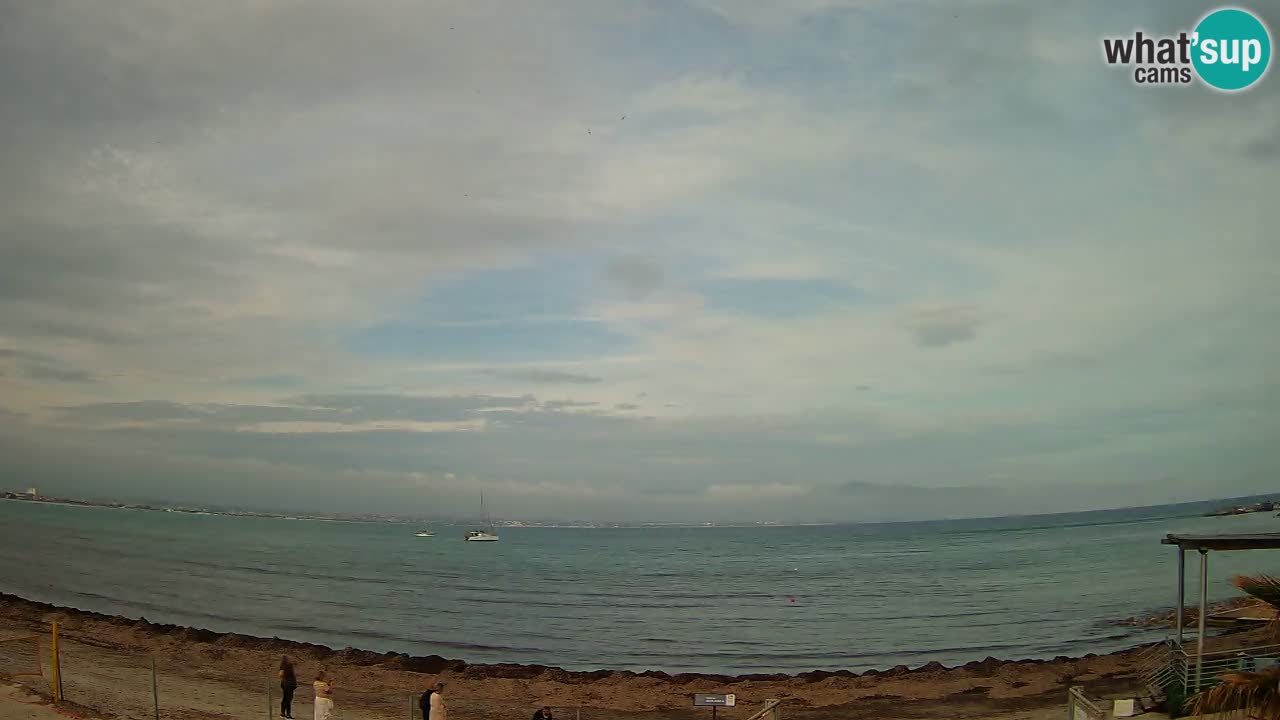 Webcam Cagliari Windsurf Club – Spiaggia del Poetto in diretta