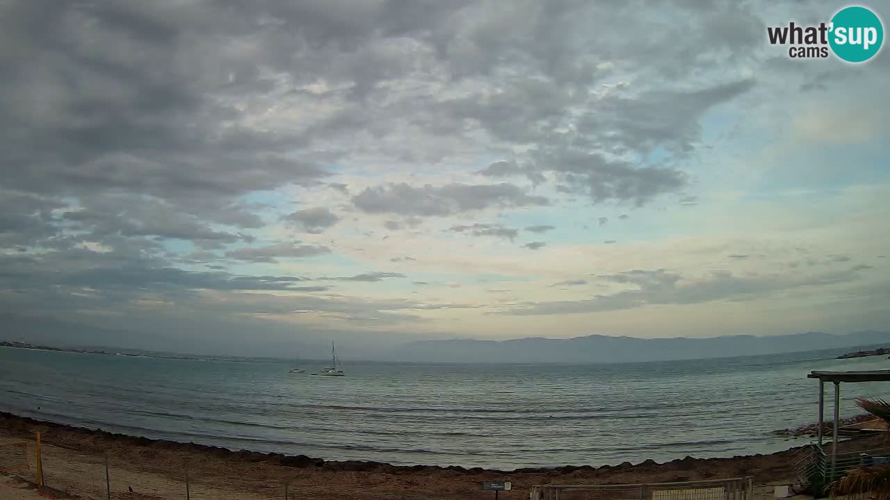 Webcam Cagliari Windsurf Club – Spiaggia del Poetto in diretta