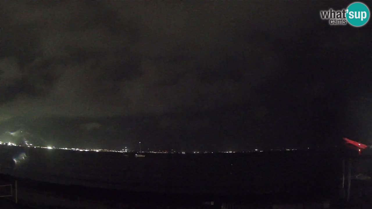 Webcam Cagliari Windsurf Club – Plage du Poetto en direct