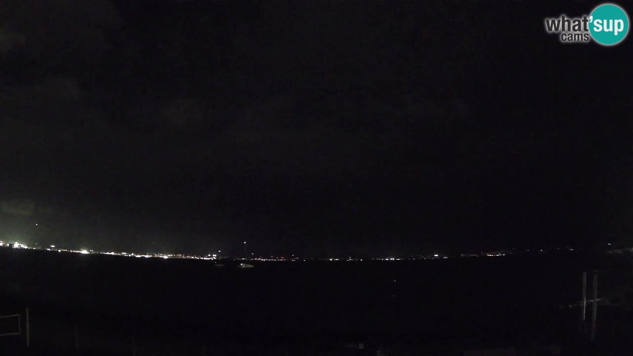 Webcam Cagliari Windsurf Club – Playa del Poetto en directo