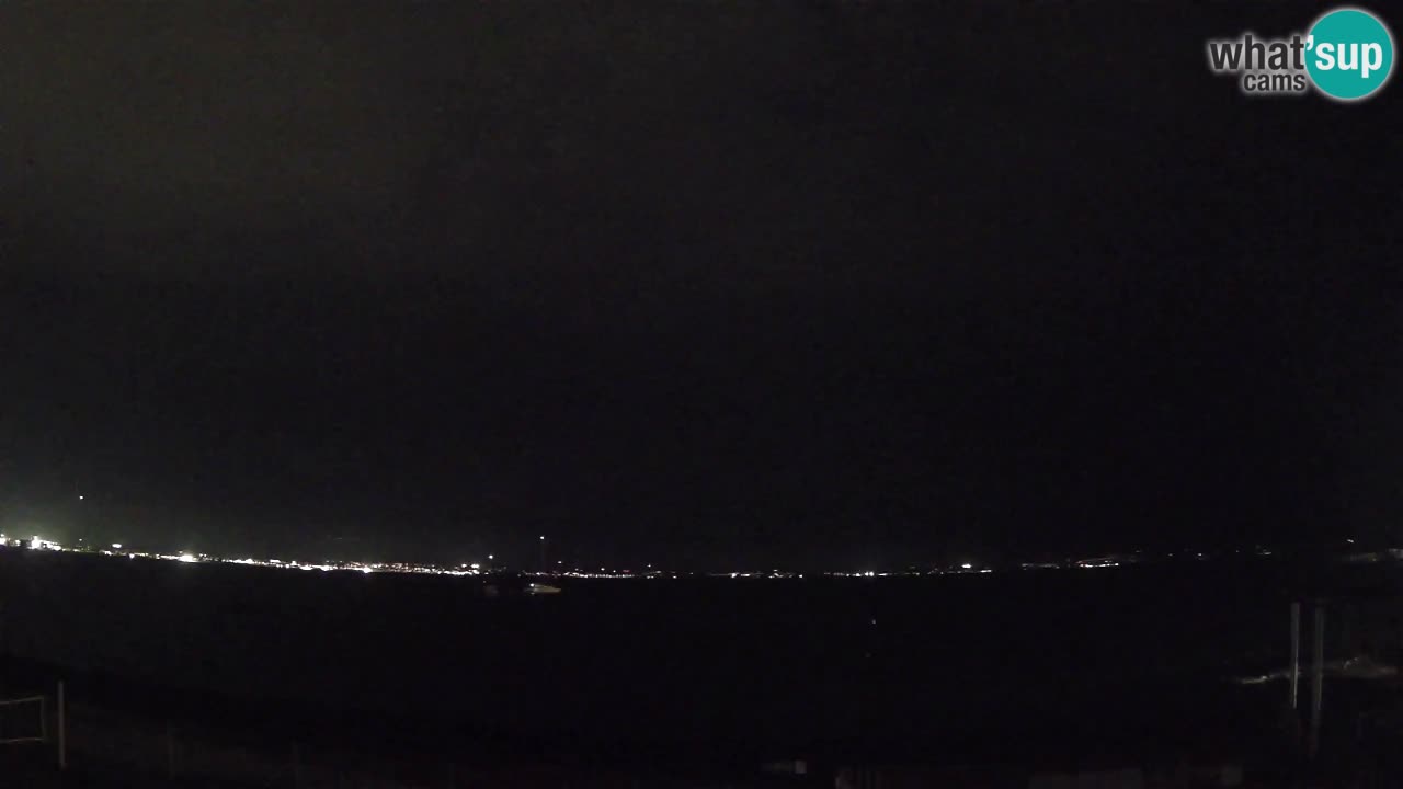 Webcam Cagliari Windsurf Club – Playa del Poetto en directo