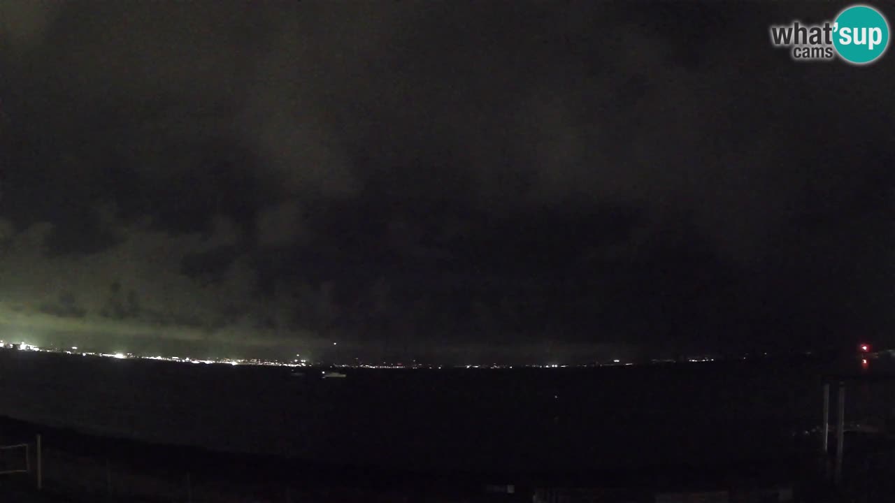Webcam Cagliari Windsurf Club – Playa del Poetto en directo