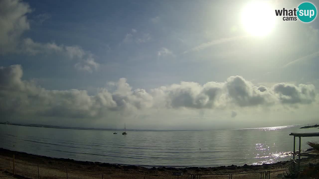 Webcam Cagliari Windsurf Club – Playa del Poetto en directo