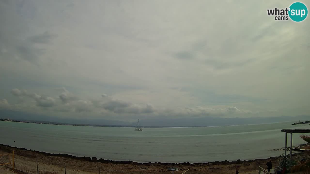 Webcam Cagliari Windsurf Club – Playa del Poetto en directo