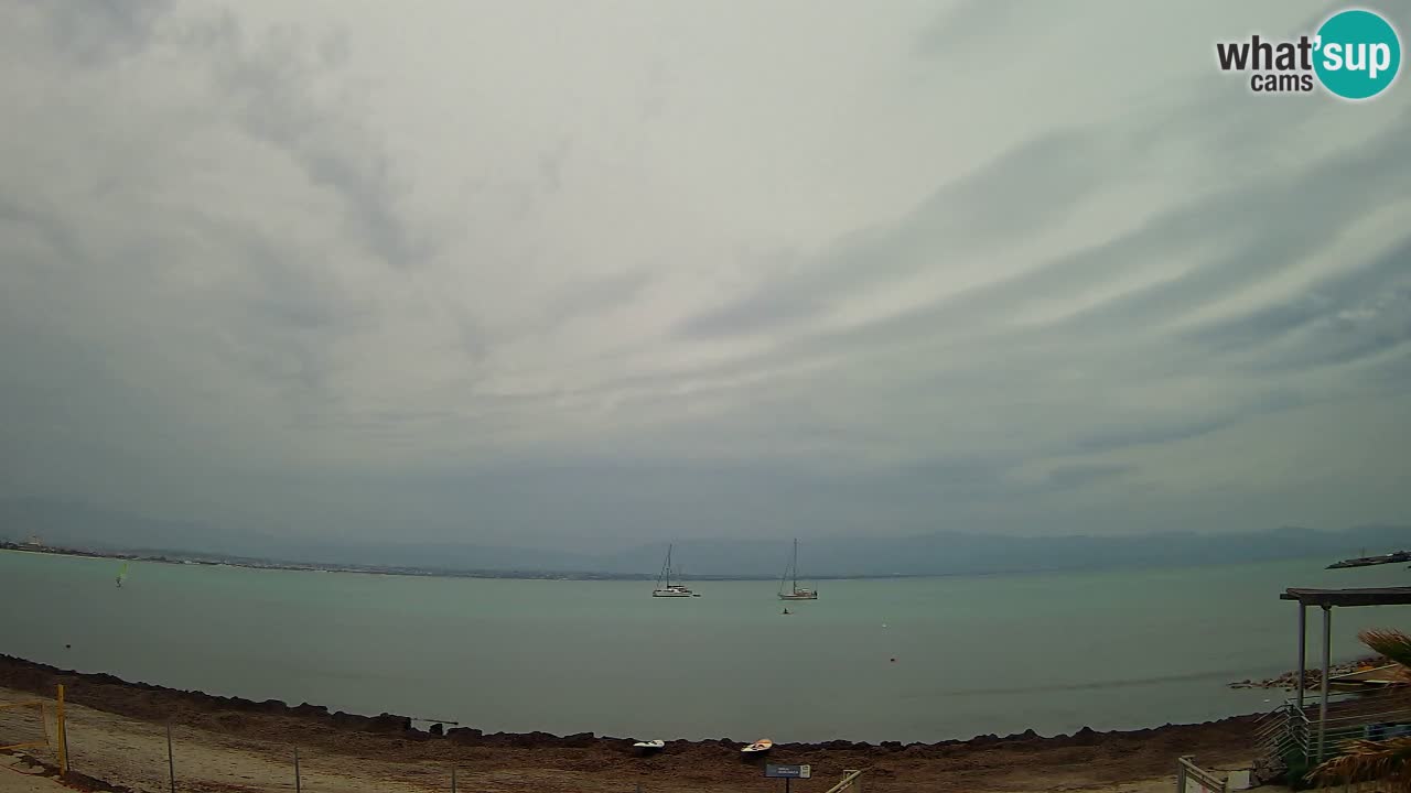Web kamera Cagliari Windsurf Club – Poetto plaža uživo