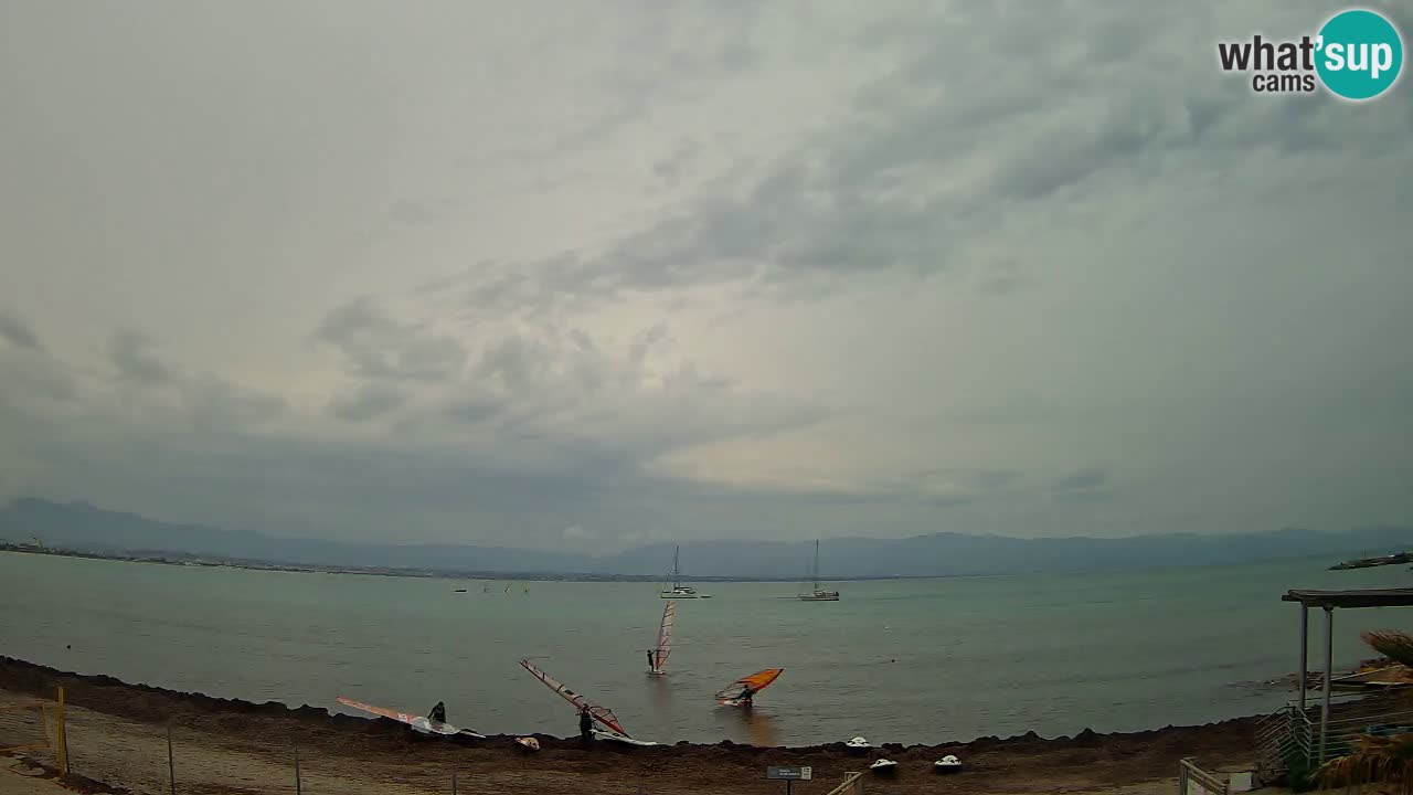 Webcam Cagliari Windsurf Club – Spiaggia del Poetto in diretta