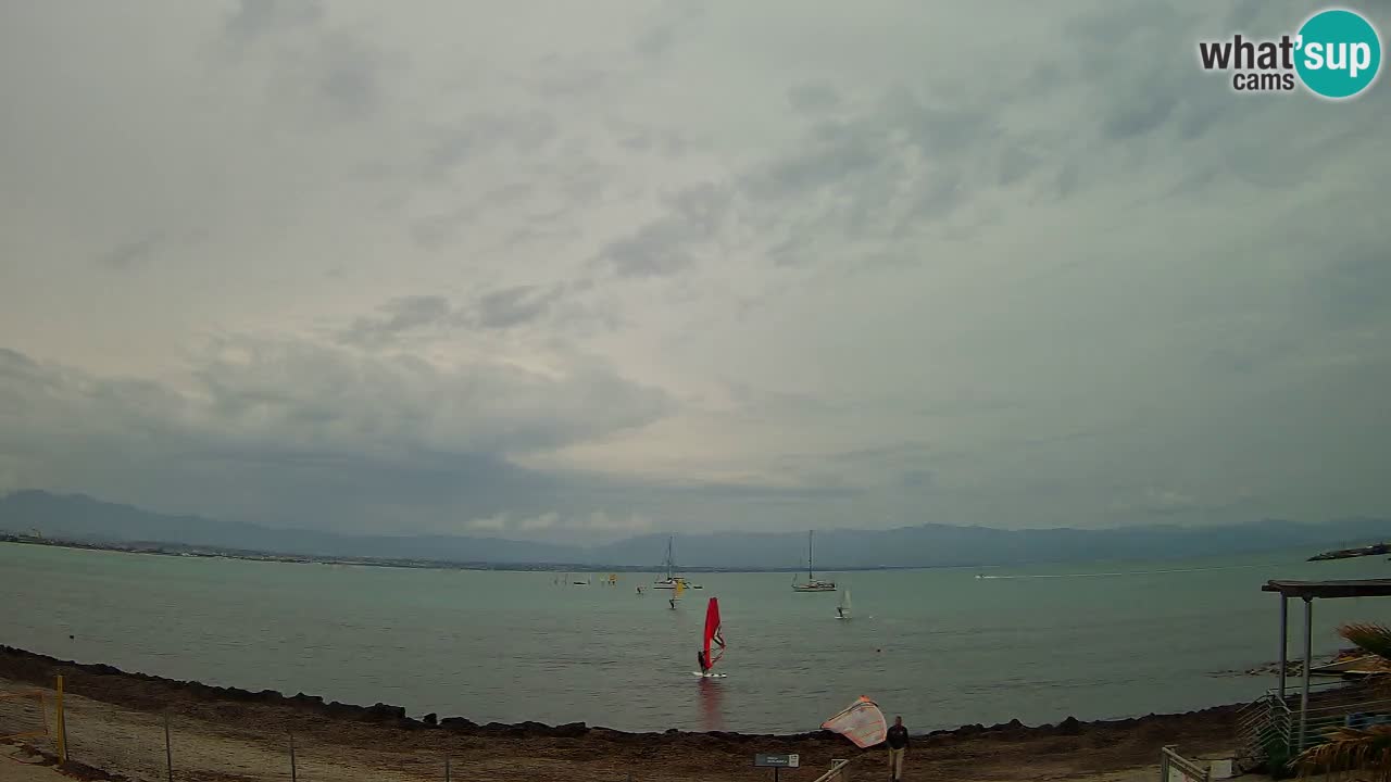 Webcam Cagliari Windsurf Club – Liveblick vom Poetto Strand
