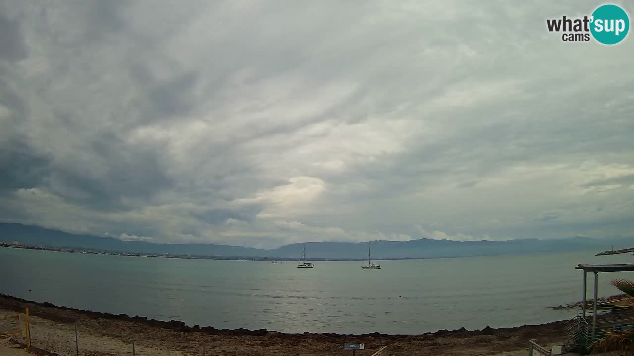 Webcam Cagliari Windsurf Club – Plage du Poetto en direct
