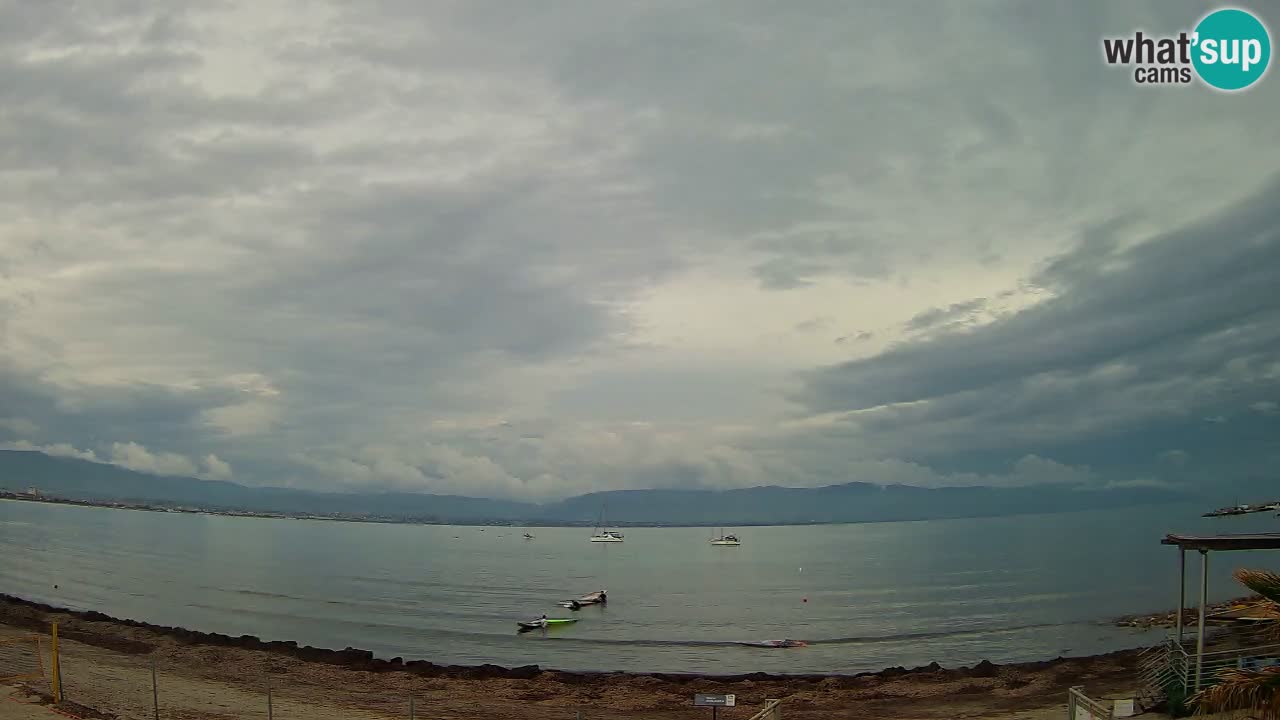 Webcam Cagliari Windsurf Club – Liveblick vom Poetto Strand