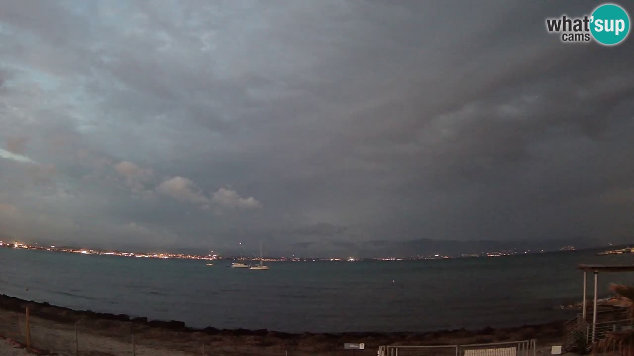 Webcam Cagliari Windsurf Club – Spiaggia del Poetto in diretta