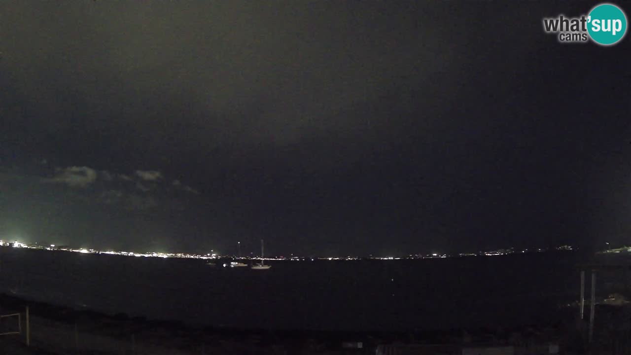 Webcam Cagliari Windsurf Club – Playa del Poetto en directo