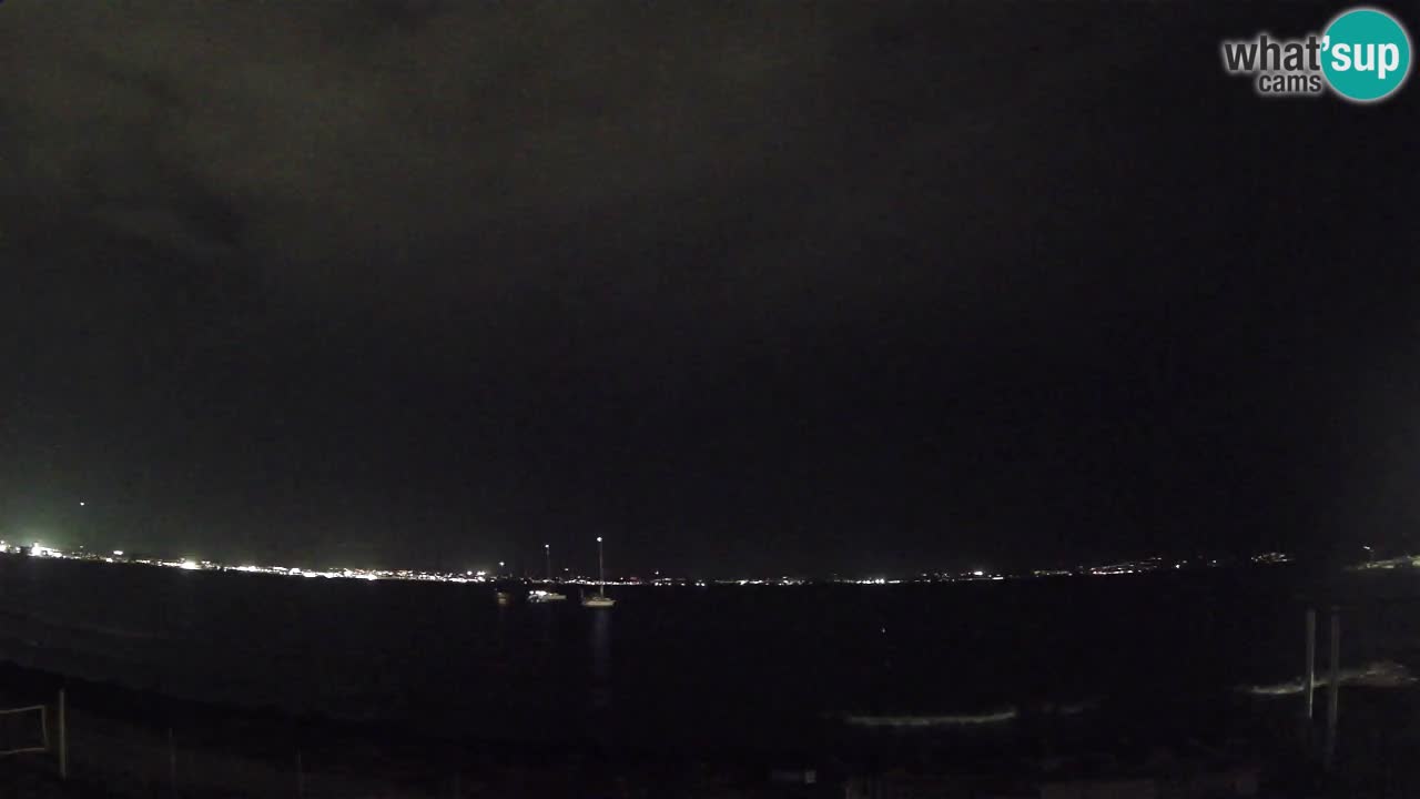 Webcam Cagliari Windsurf Club – Playa del Poetto en directo