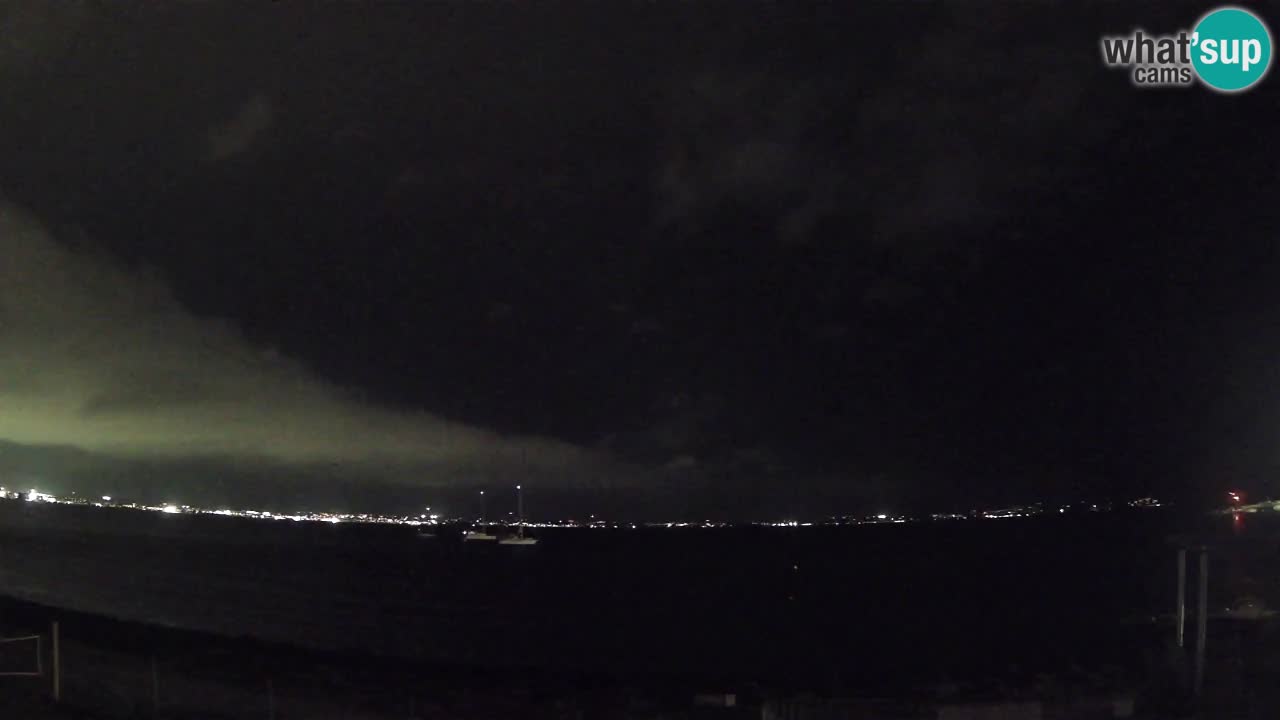 Webcam Cagliari Windsurf Club – Playa del Poetto en directo