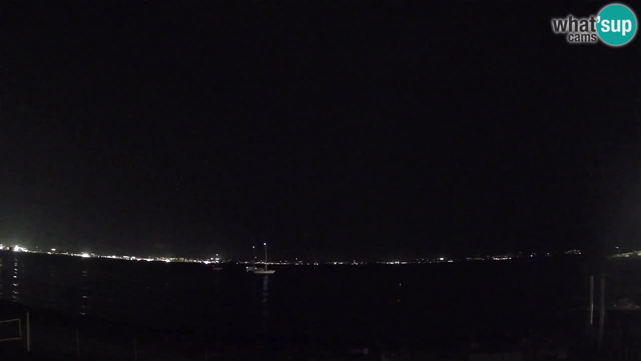 Webcam Cagliari Windsurf Club – Playa del Poetto en directo