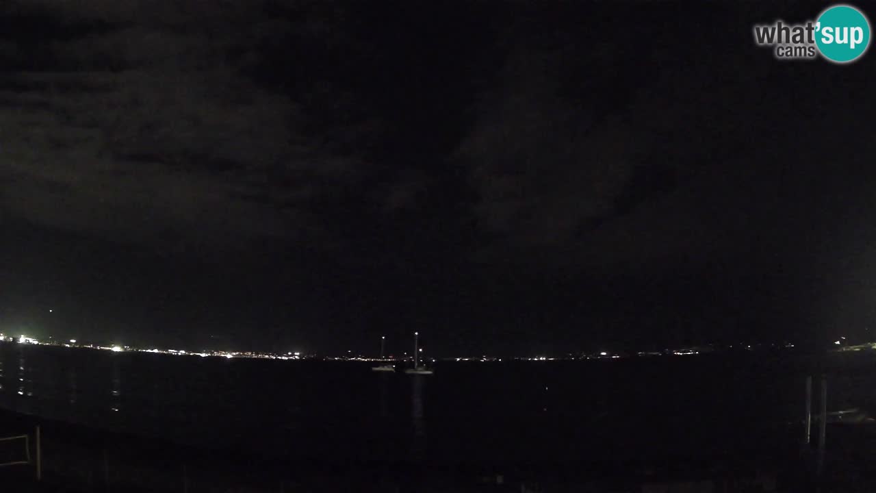 Webcam Cagliari Windsurf Club – Playa del Poetto en directo