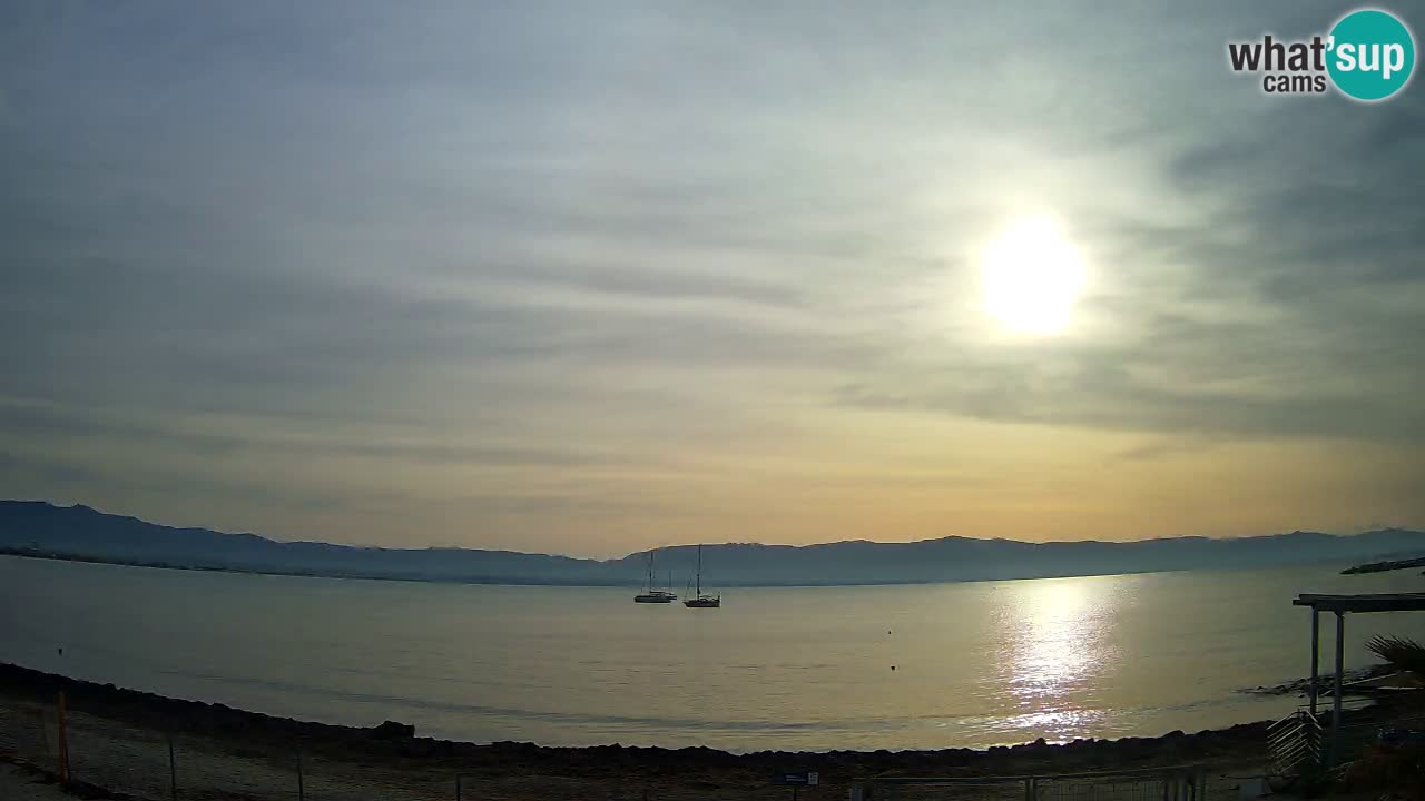 Web kamera Cagliari Windsurf Club – Poetto plaža uživo