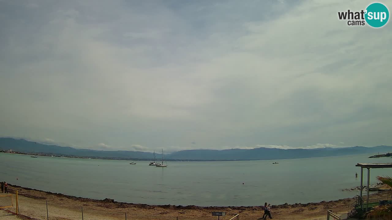 Webcam Cagliari Windsurf Club – Spiaggia del Poetto in diretta