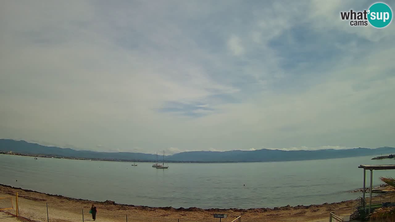Webcam Cagliari Windsurf Club – Spiaggia del Poetto in diretta