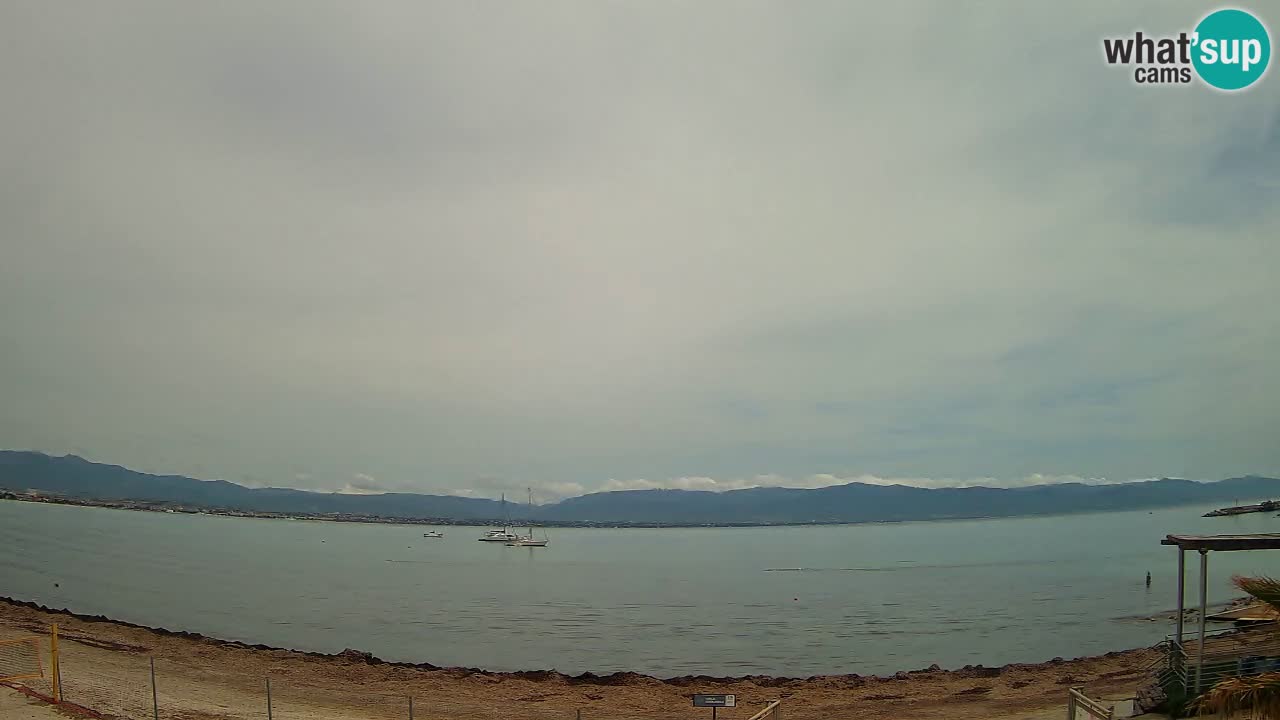 Webcam Cagliari Windsurf Club – Spiaggia del Poetto in diretta