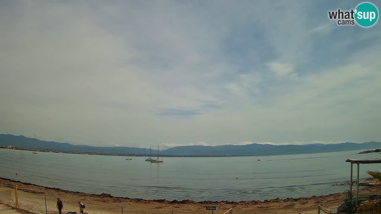 Webcam Cagliari Windsurf Club – Spiaggia del Poetto in diretta