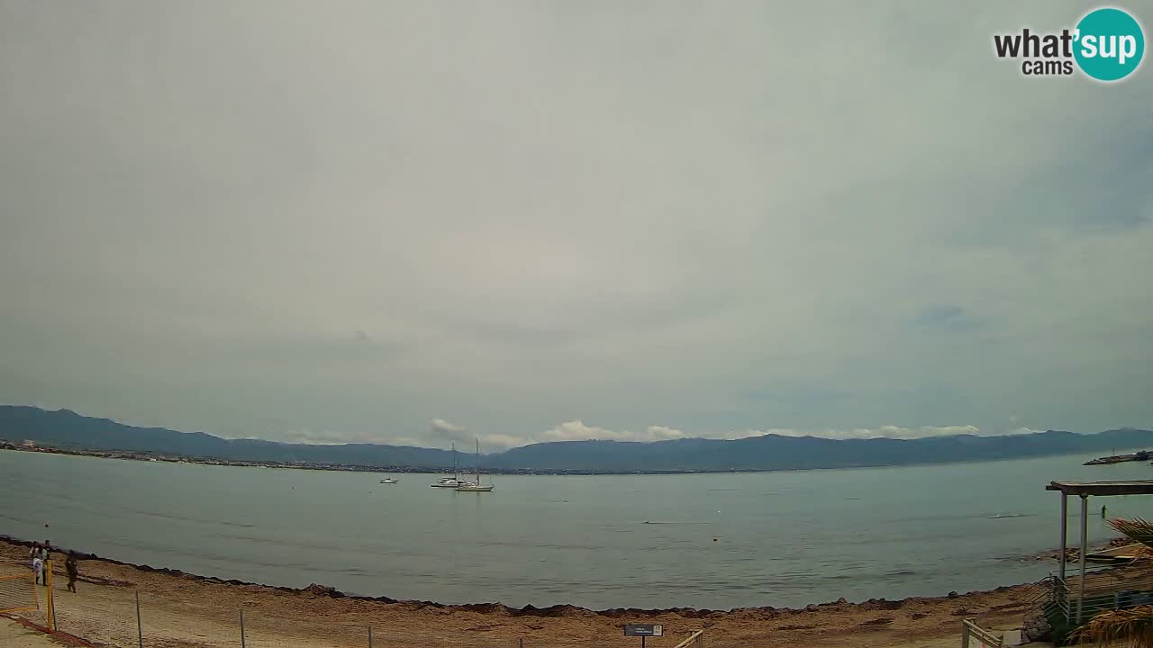 Webcam Cagliari Windsurf Club – Spiaggia del Poetto in diretta