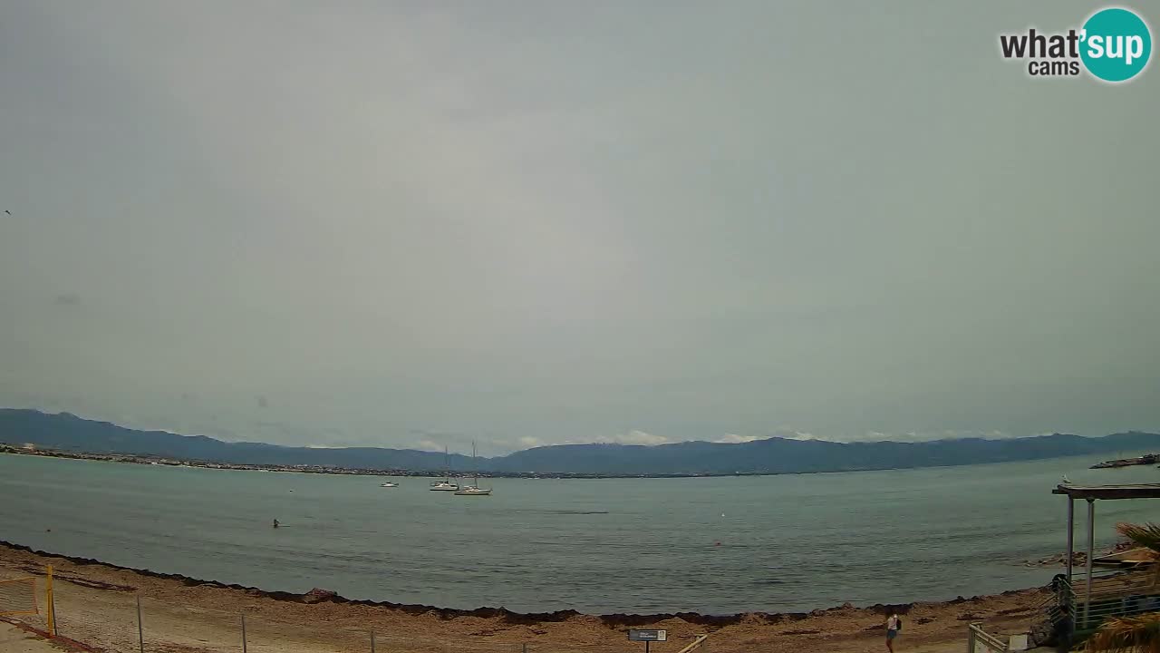 Webcam Cagliari Windsurf Club – Spiaggia del Poetto in diretta